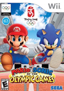 Mario & Sonic At The Olympic Games - Nintendo Wii (Sega - 1-4) video game collectible - Main Image 1