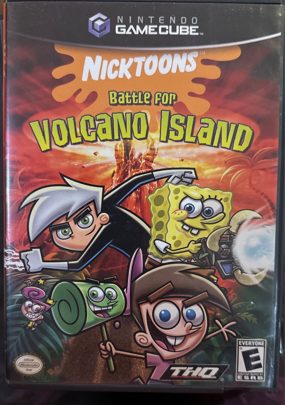 Nicktoons: Battle For Volcano Island - Nintendo GameCube (THQ - 1-4) video game collectible [Barcode 785138380605] - Main Image 3