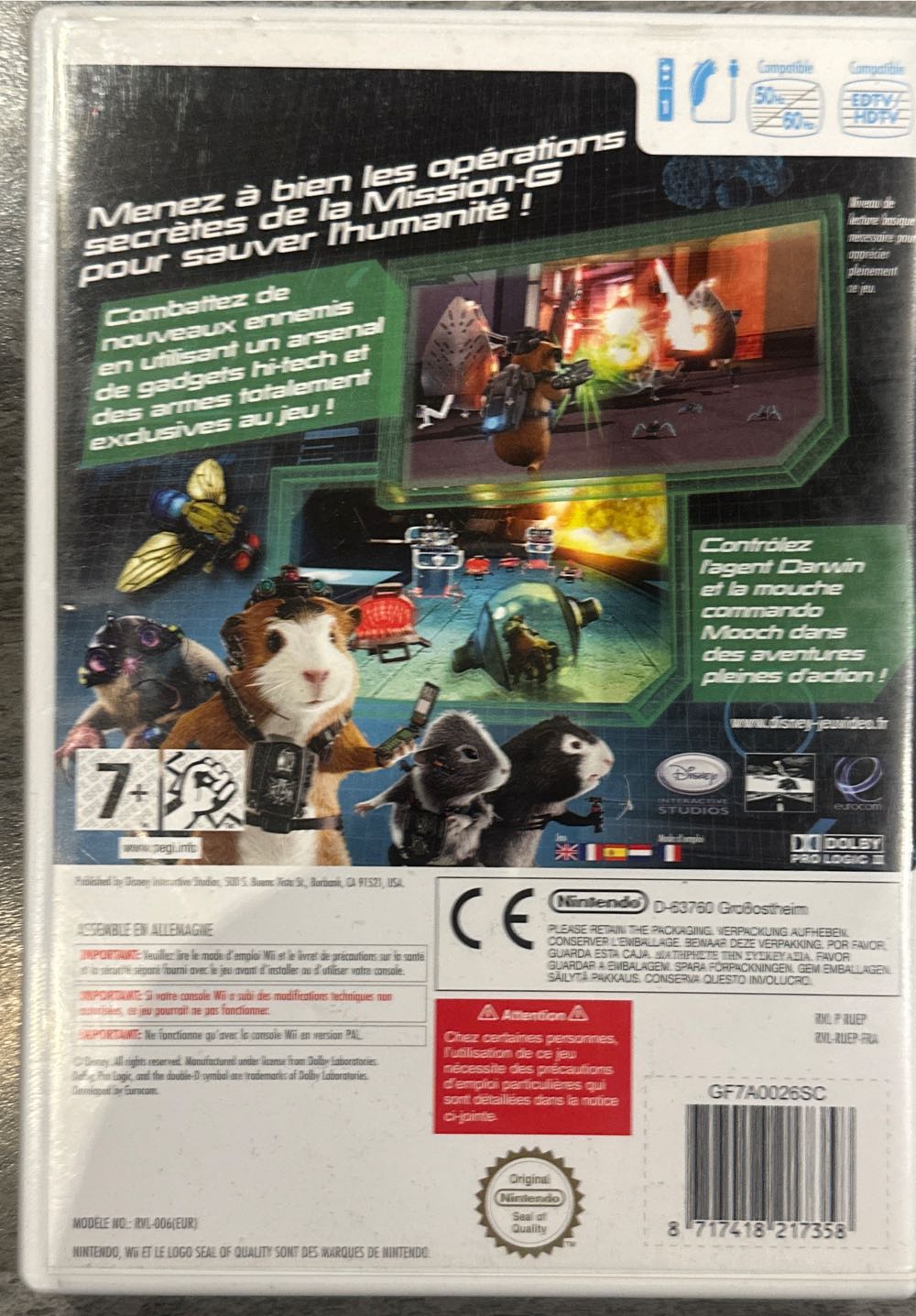 Mission-G - Nintendo Wii video game collectible [Barcode 8717418217358] - Main Image 2