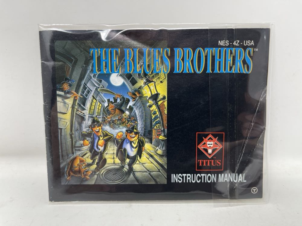 The Blues Brothers - Nintendo Entertainment System (NES) (Titus Software) video game collectible [Barcode 091493341596] - Main Image 4