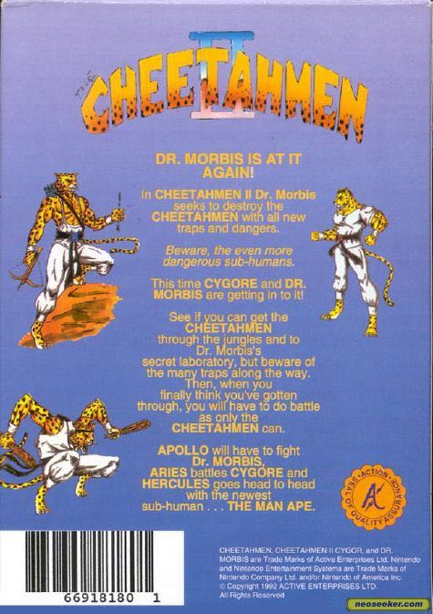 Cheetah Men II - Nintendo Wii Virtual Console video game collectible - Main Image 2