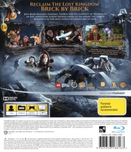 LEGO The Hobbit - Sony PlayStation 3 (PS3) (Warner Bros Interactive Entertainment - 1-2) video game collectible [Barcode 883929414888] - Main Image 2
