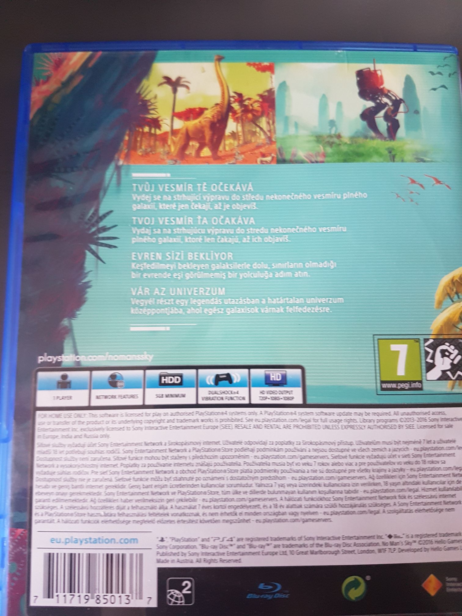 No Man’s Sky - Sony PlayStation 4 (PS4) video game collectible [Barcode 711719850137] - Main Image 2