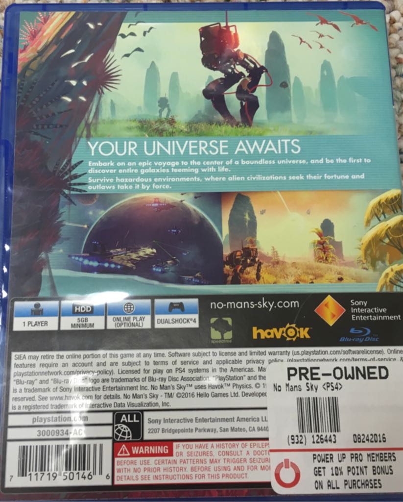 No Man’s Sky - Sony PlayStation VR2 (Hello Games - 1) video game collectible - Main Image 2