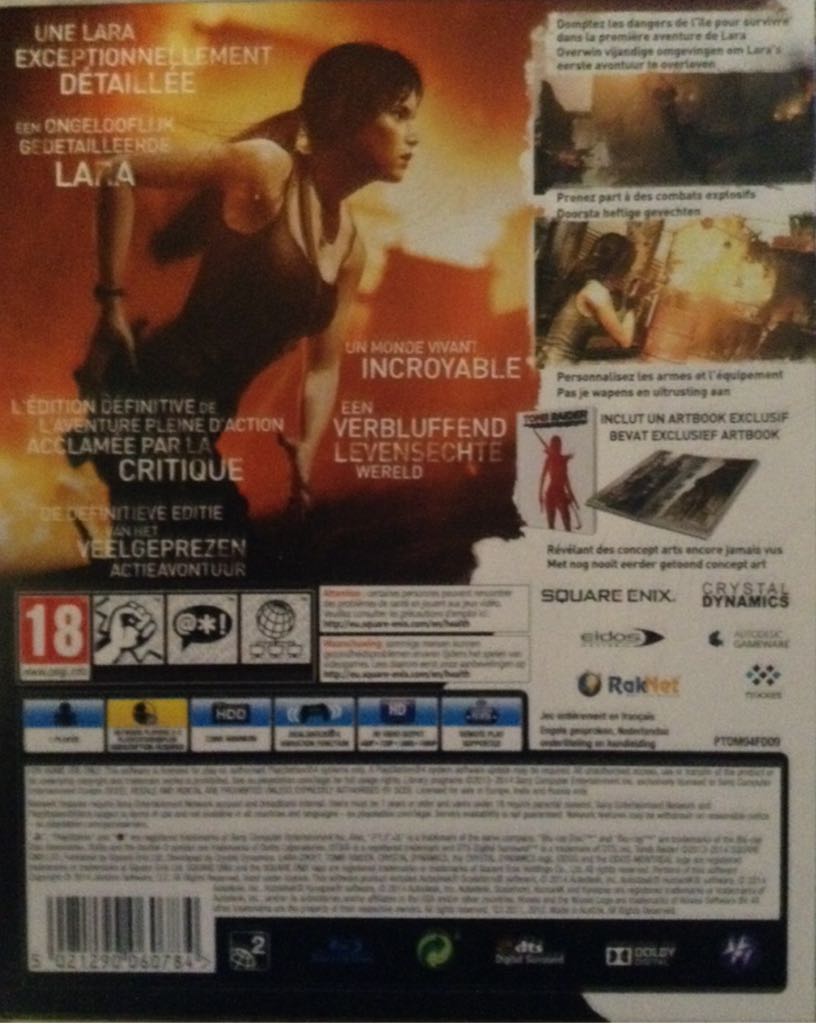 Tomb Raider: Definitive Edition - Sony PlayStation 4 (PS4) (Square & Enix - 1) video game collectible [Barcode 5021290060784] - Main Image 2