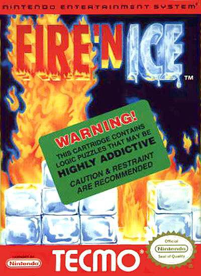 Fire ’n Ice - Nintendo Entertainment System (NES) (Tecmo) video game collectible - Main Image 1