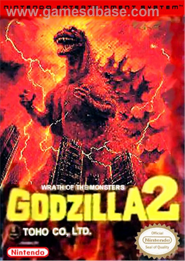 Godzilla 2 - Wrath Of The Monsters - Nintendo Entertainment System (NES) video game collectible - Main Image 1
