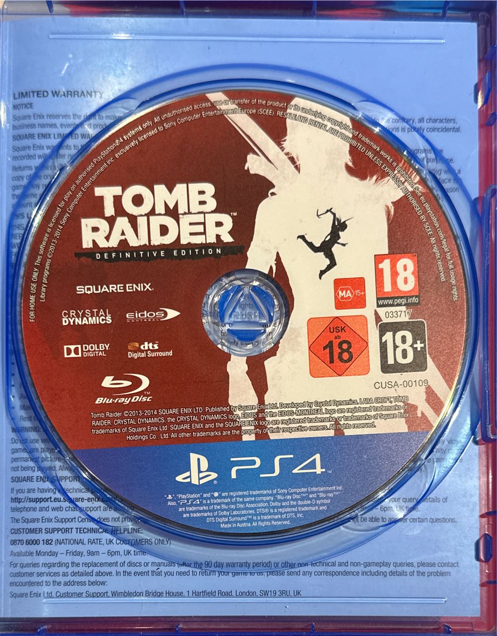 Tomb Raider Definitive Edition - Sony PlayStation 4 (PS4) (Crystal Dynamics, Inc. - 1) video game collectible [Barcode 5021290060753] - Main Image 3