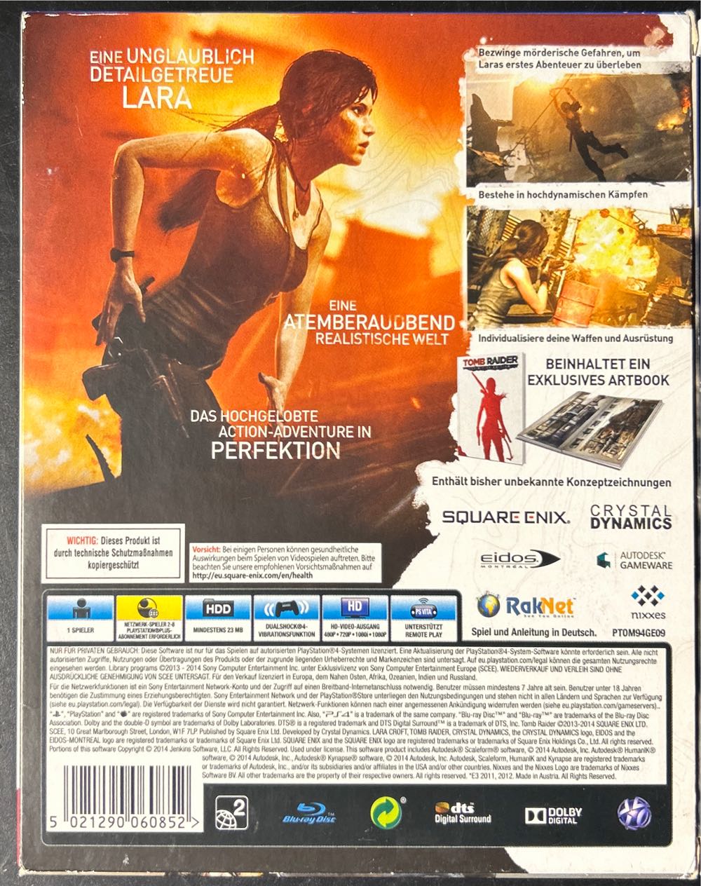 Tomb Raider Definitive Edition - Sony PlayStation 4 (PS4) (Sqare Enix - 1) video game collectible [Barcode 5021290060852] - Main Image 2