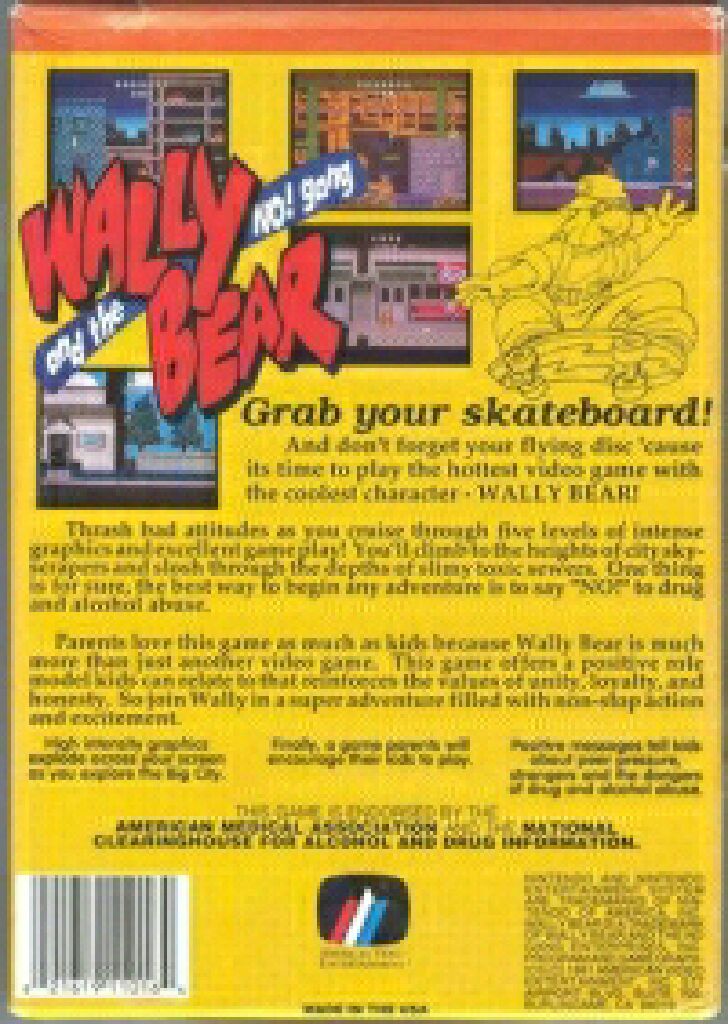 Wally Bear And The No Gang - Nintendo Entertainment System (NES) video game collectible - Main Image 2