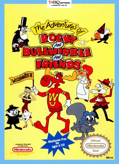 Adventures Of Rocky And Bullwinkle - Nintendo Entertainment System (NES) video game collectible - Main Image 1
