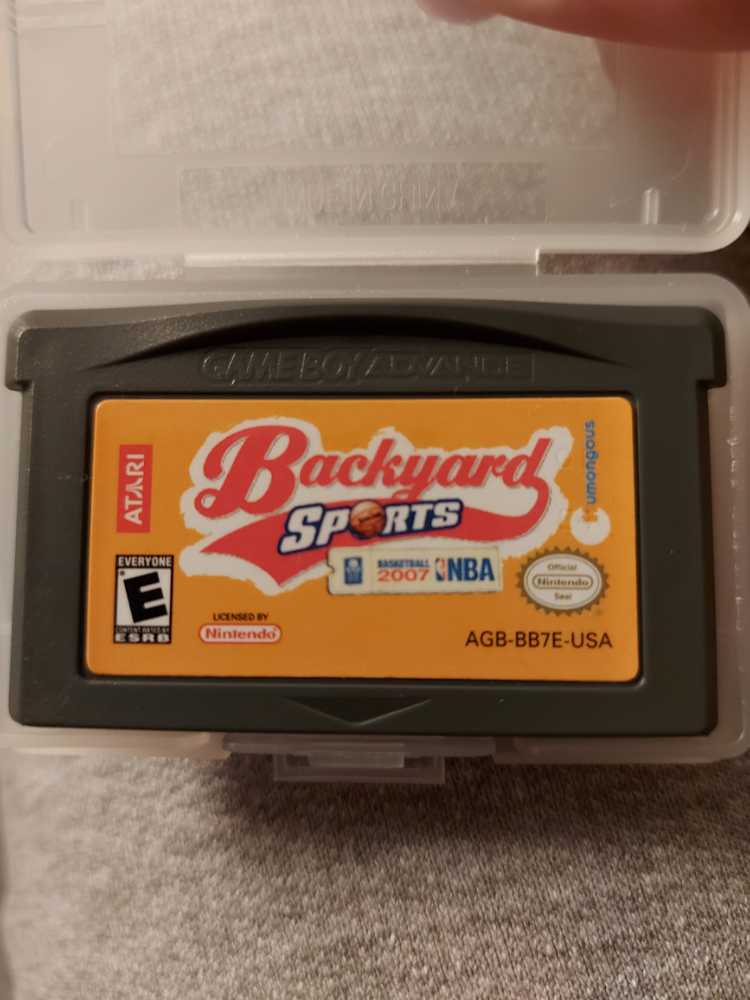Backyard Sports Basketball 2007 NBA - Nintendo Game Boy Advance (GBA) video game collectible [Barcode 742725273689] - Main Image 2
