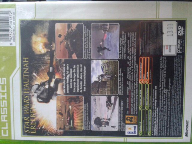 Star Wars - Battlefront - Microsoft Xbox (2) video game collectible [Barcode 023272001872] - Main Image 2