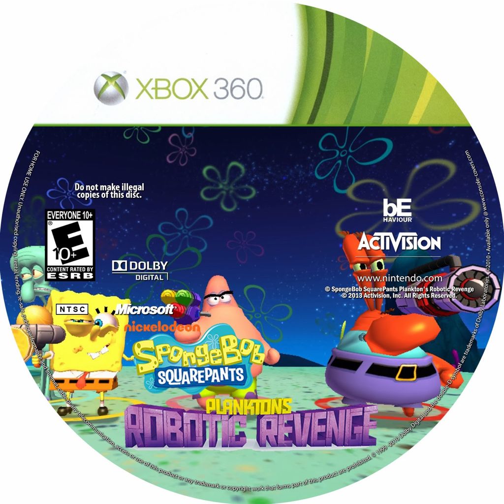 Spongebob Squarepants: Planktons Robotic Revenge - Microsoft Xbox 360 (Activision - 4) video game collectible [Barcode 047875767485] - Main Image 2