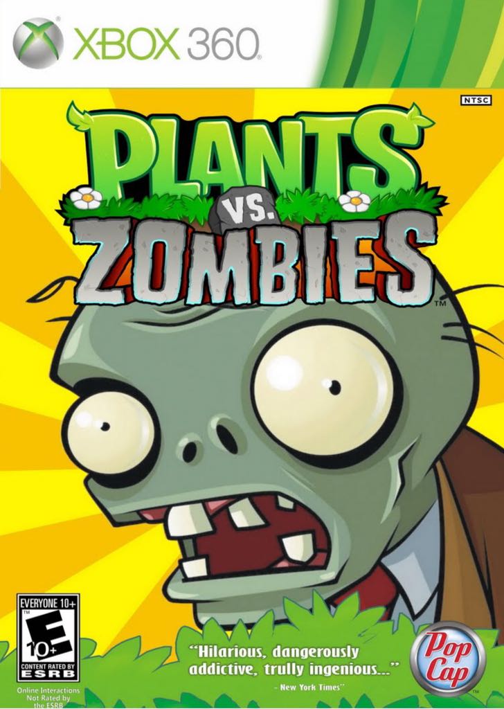 Plants vs. Zombies - Microsoft Xbox 360 video game collectible - Main Image 1