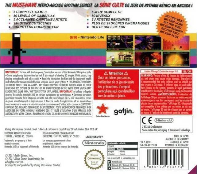 Bit.Trip Saga - Nintendo 3DS (Rising Star Games) video game collectible [Barcode 5060102953074] - Main Image 2