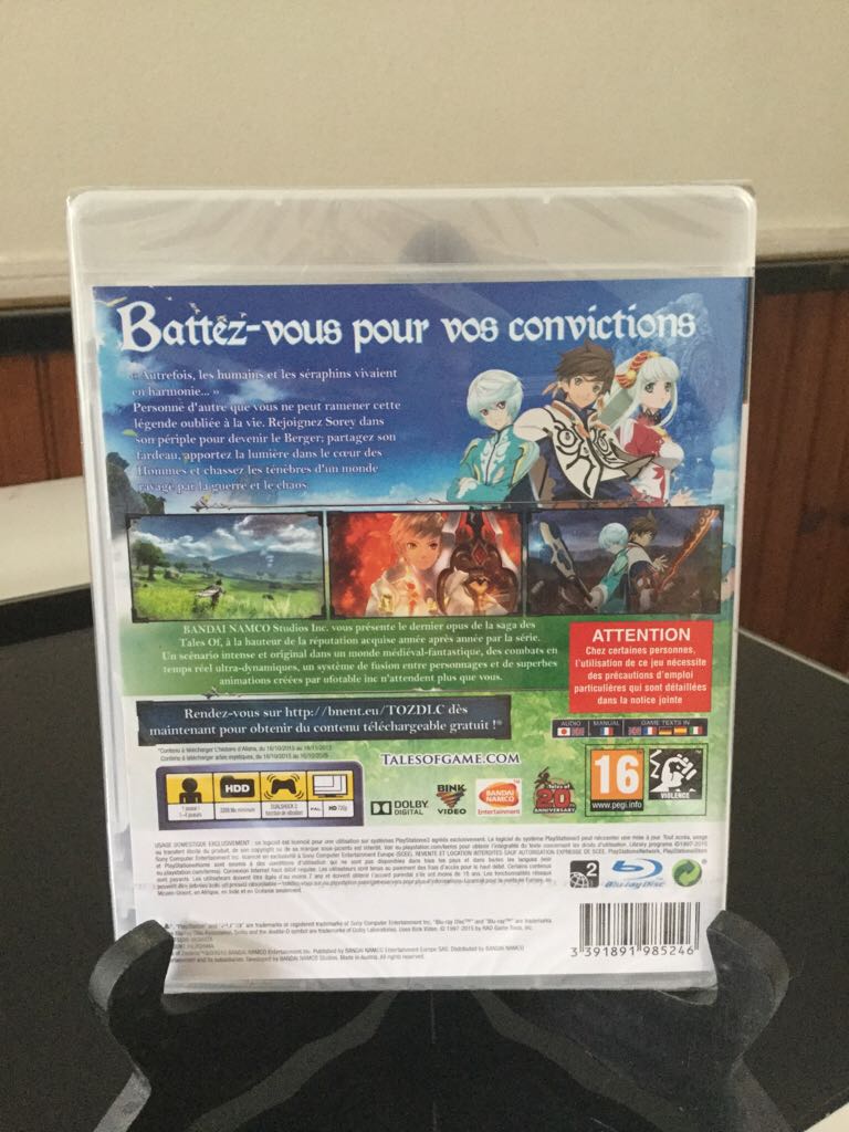 Tales Of Zestiria - Sony PlayStation 3 (PS3) video game collectible - Main Image 2