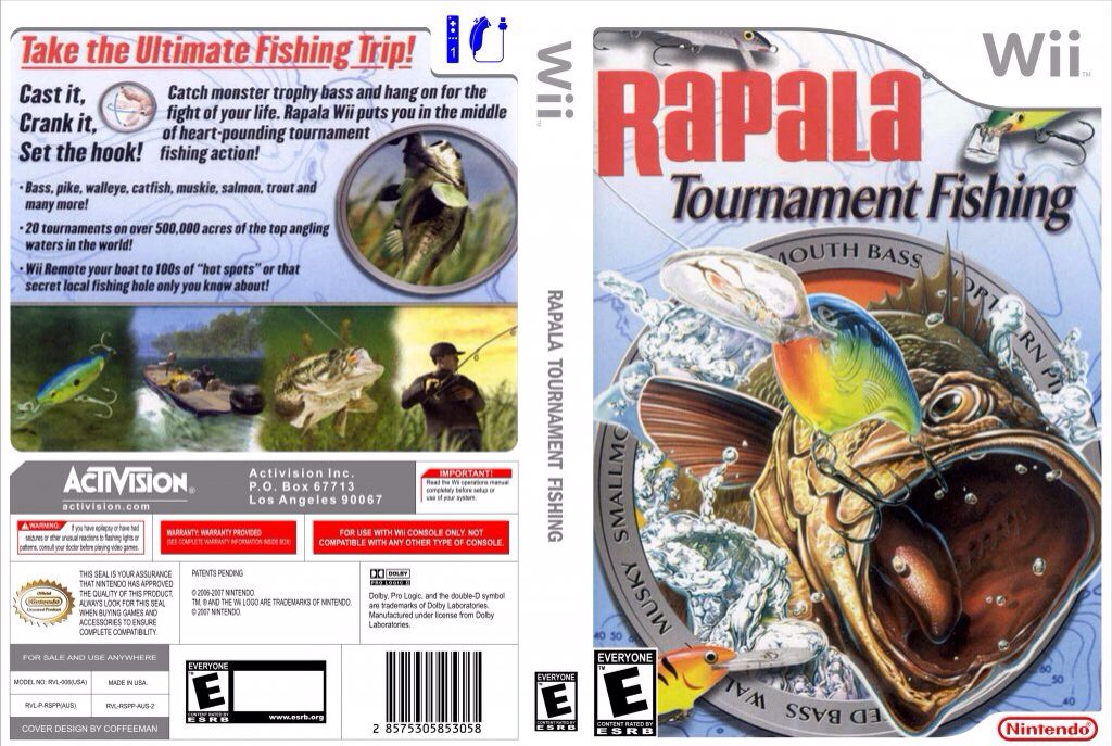 Nintendo Wii Rapala Tournament Fishing - Nintendo Wii video game collectible [Barcode 5030917043048] - Main Image 2