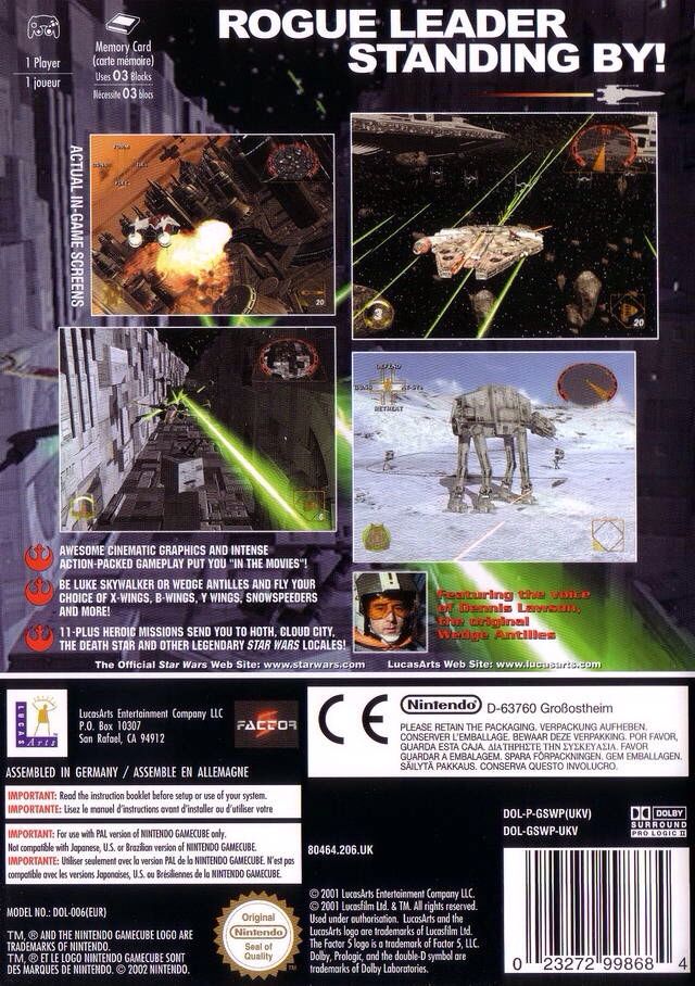 Star Wars: Rogue Leader: Rogue Squadron 2 - Nintendo GameCube video game collectible - Main Image 2