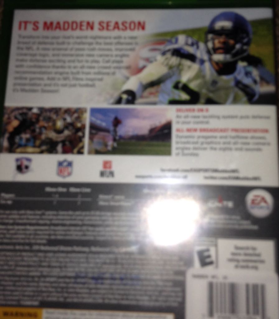 madden - Microsoft Xbox One video game collectible [Barcode 799007839545] - Main Image 2