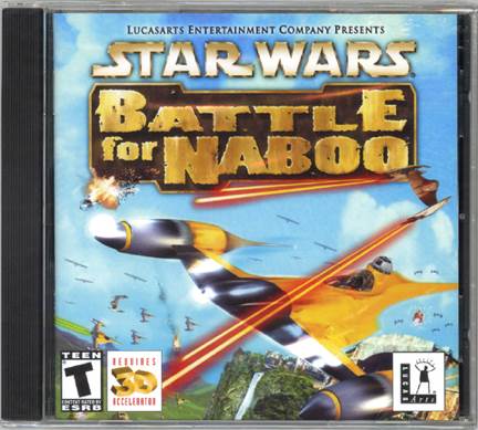 STAR WARS BATTLE FOR NABOO PC GAME WINDOWS - PC (LucasArts - 1) video game collectible [Barcode 023272656812] - Main Image 1