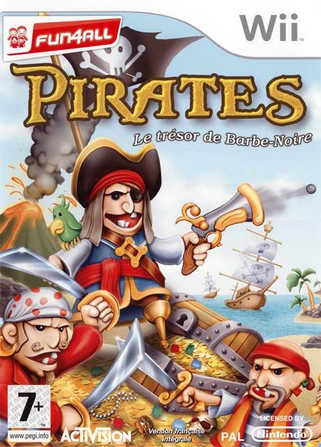 Pirates Le Trésor De Barbe Noire - Nintendo Wii (1-4) video game collectible [Barcode 5030917060151] - Main Image 1