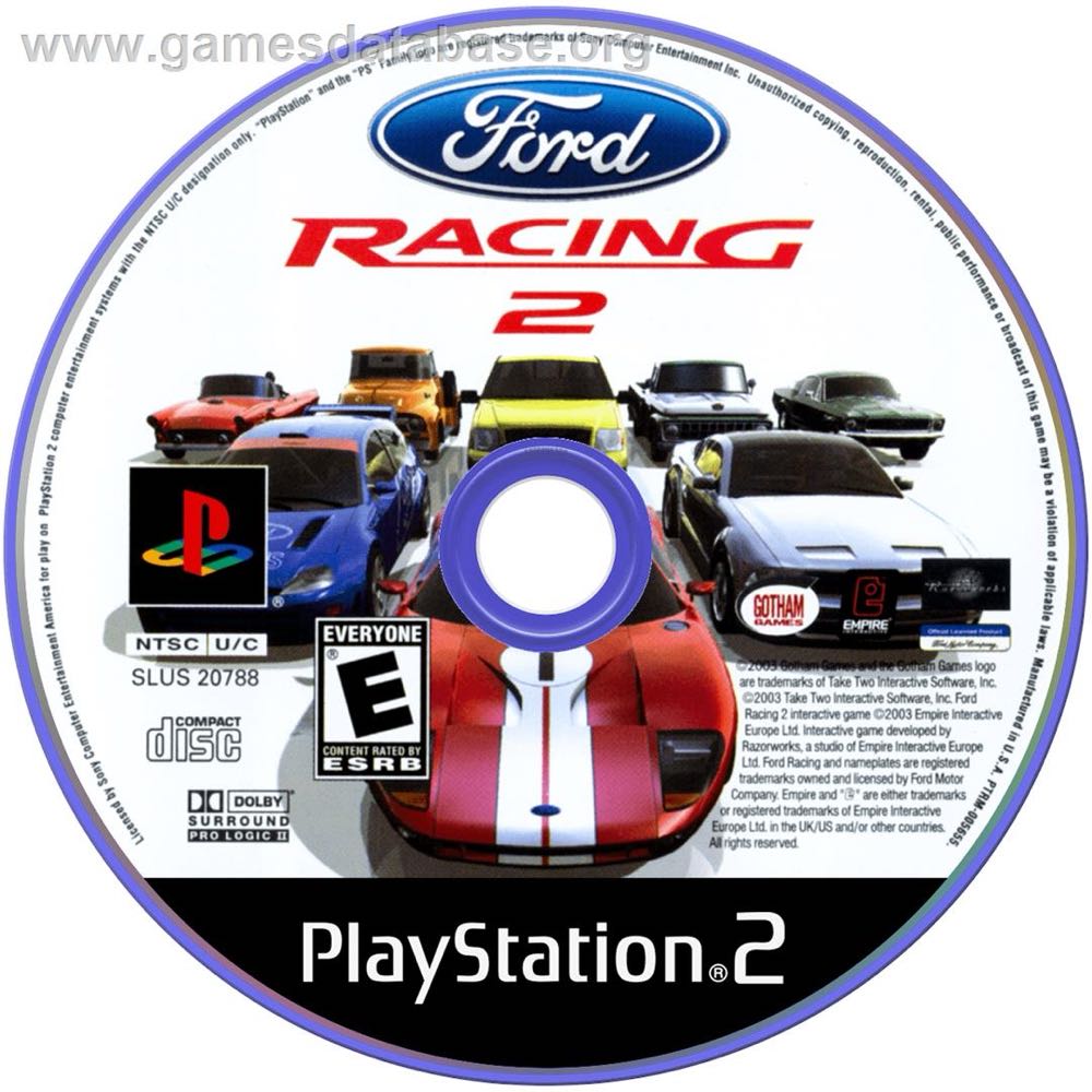 Ford Racing 2 - Sony PlayStation 2 (PS2) (Empire Interactive - 1-2) video game collectible [Barcode 710425222894] - Main Image 3