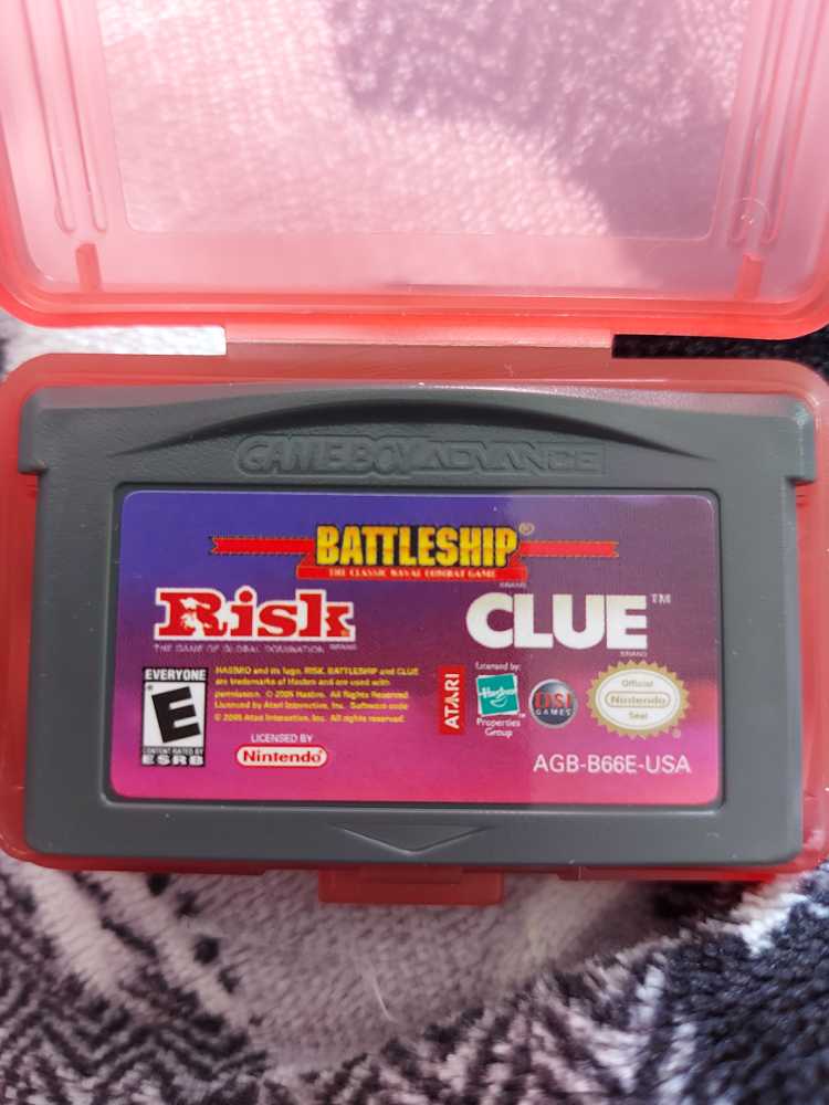 Battleship Risk Clue - Nintendo Game Boy Advance (GBA) video game collectible - Main Image 2