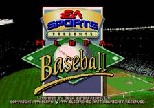 MLBPA baseball - Sega Genesis (Mega Drive) (Electronic Arts - 2) video game collectible [Barcode 014633071740] - Main Image 2