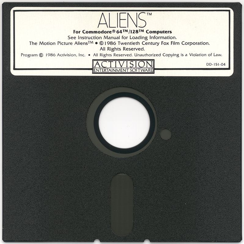 Aliens The Computer Game - Commodore 64 (Activision - 1) video game collectible - Main Image 3
