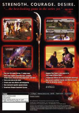 Dynasty Warriors 4 - Sony PlayStation 2 (PS2) (Koei - 2) video game collectible [Barcode 040198001212] - Main Image 2
