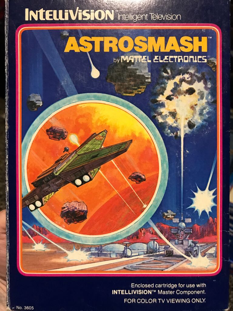 Astrosmash - Intellivision (Mattel Electronics) video game collectible - Main Image 1