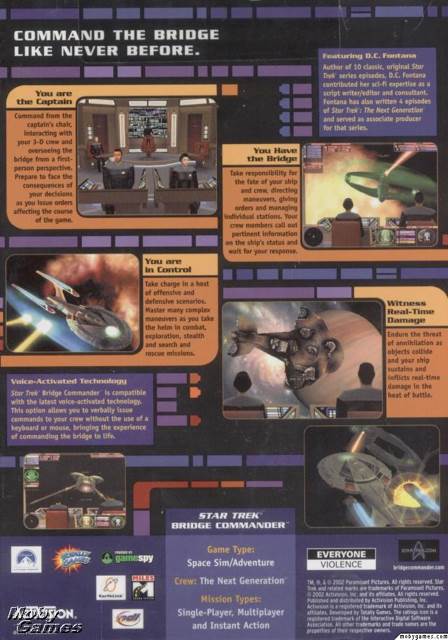 Star Trek - Bridge Commander - PC (Activision - 1) video game collectible [Barcode 047875311282] - Main Image 2