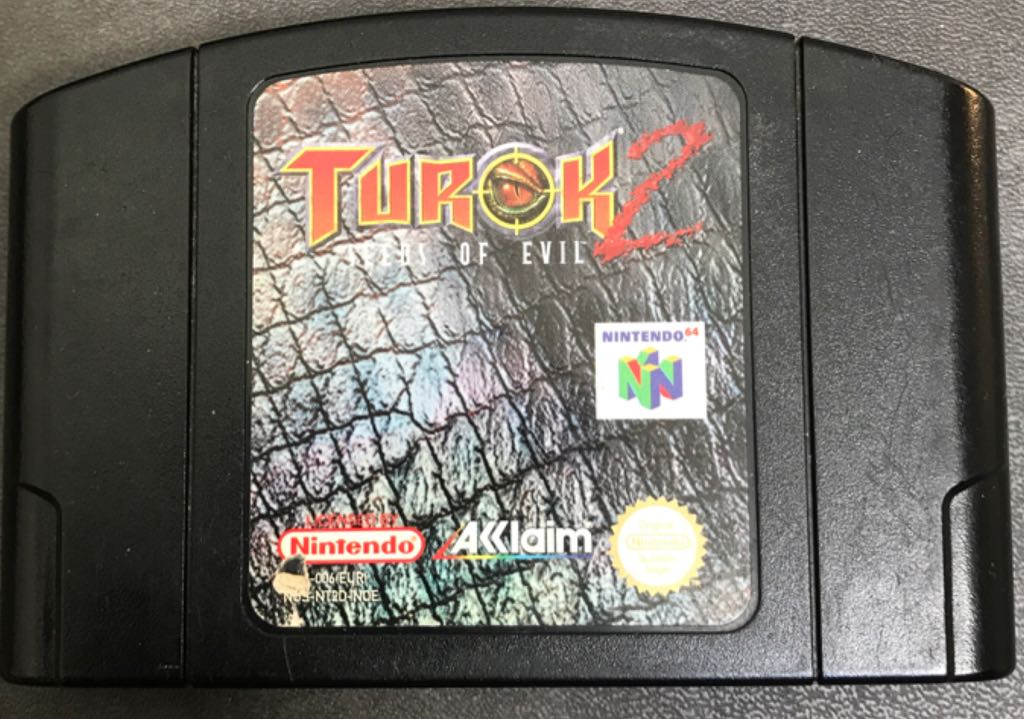 Turok 2 Seeds of Evil - Nintendo 64 (N64) video game collectible - Main Image 1