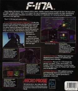F-117A Nighthawk Stealth Fight 2.0 - PC (MicroProse Software, Inc. - 1) video game collectible - Main Image 2