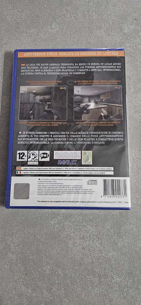 SAS: Anti-terror Force - Sony PlayStation 2 (PS2) (Davilex) video game collectible [Barcode 8712823042700] - Main Image 2