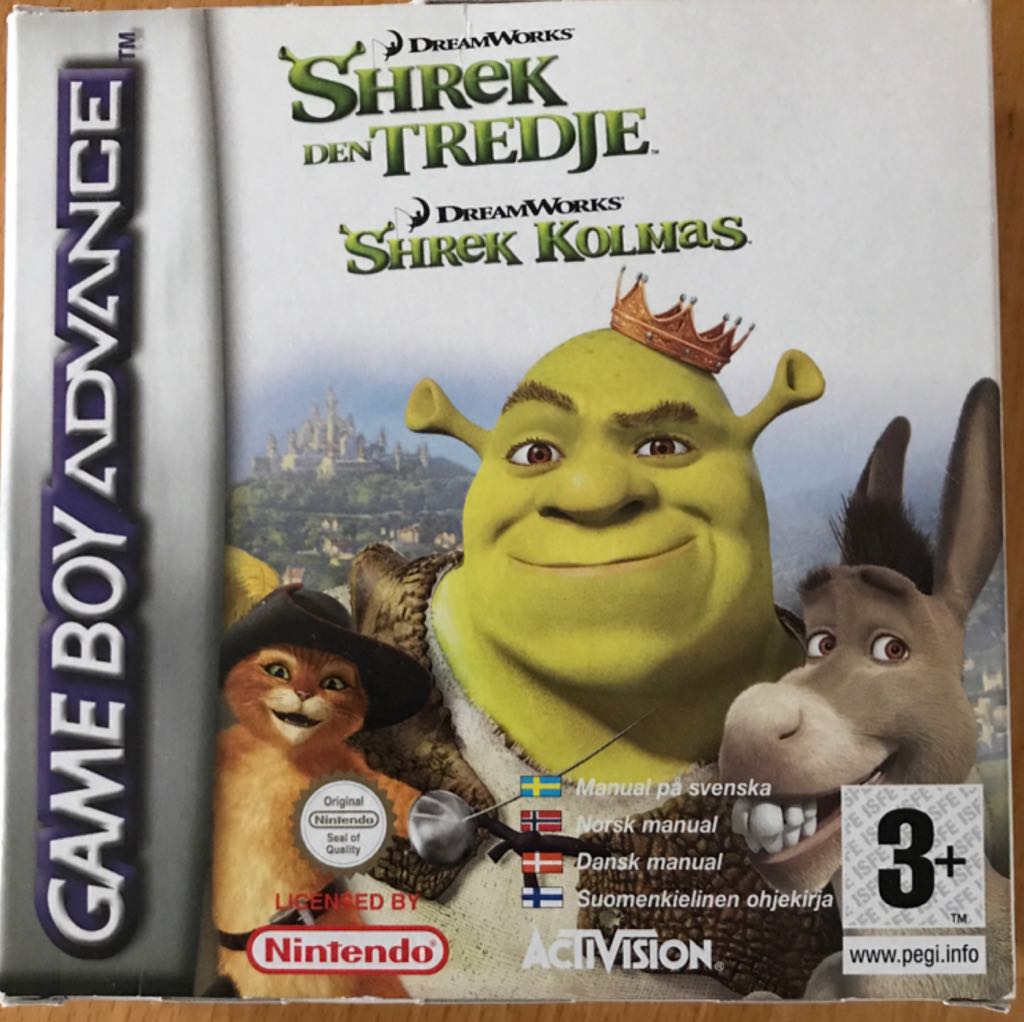 Shrek Den Tredje - Nintendo Game Boy Advance (GBA) video game collectible - Main Image 1