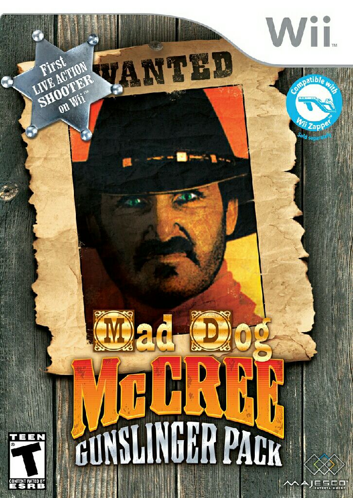 Mad Dog McCree: Gunslinger Pack - Nintendo Wii (Majesco) video game collectible - Main Image 1