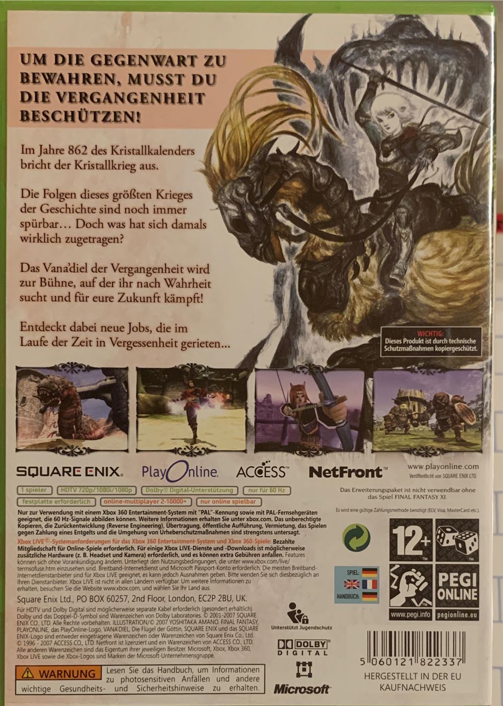 Final Fantasy XI - Die Flügel der Göttin - Microsoft Xbox 360 video game collectible [Barcode 5060121822337] - Main Image 2