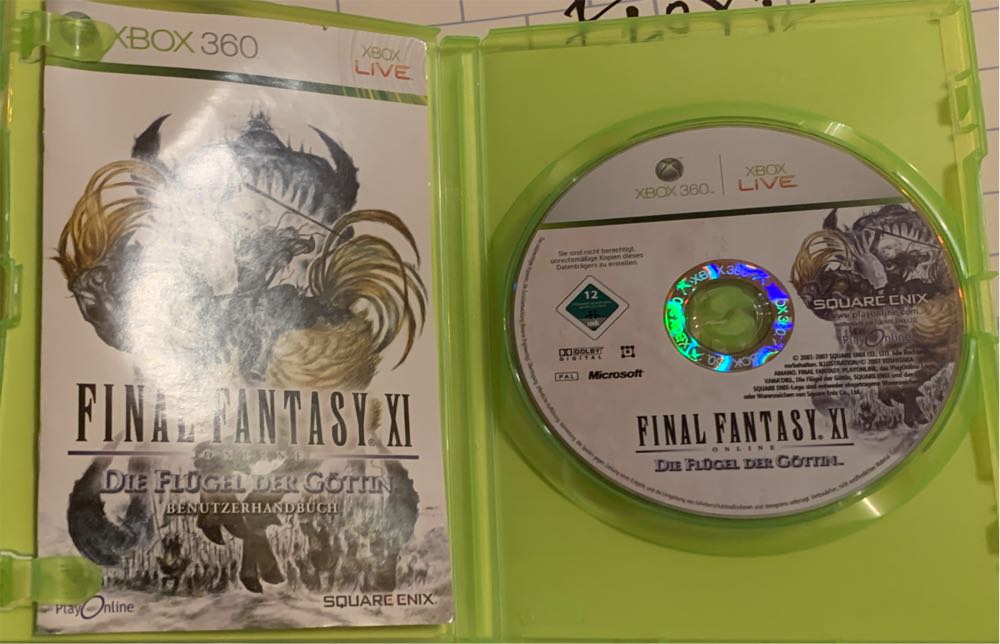 Final Fantasy XI - Die Flügel der Göttin - Microsoft Xbox 360 video game collectible [Barcode 5060121822337] - Main Image 3