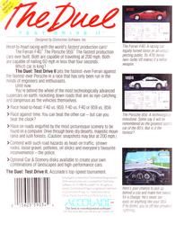 Test Drive II - The Duel - PC (Accolade - 1) video game collectible [Barcode 015605690228] - Main Image 2