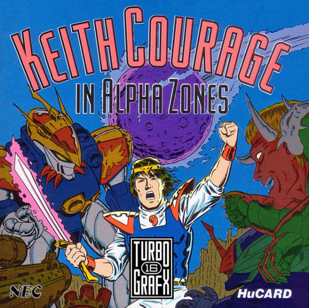 Keith Courage in Alpha Zones - NEC TurboGrafx-16 (Hudson Soft / NEC - 1) video game collectible [Barcode 074808501533] - Main Image 4