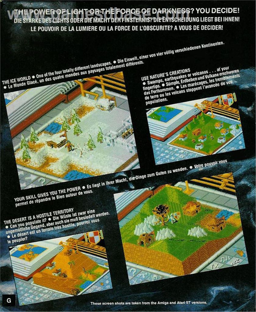 Populous - The Promised Lands - PC (Electronic Arts - 1) video game collectible - Main Image 2