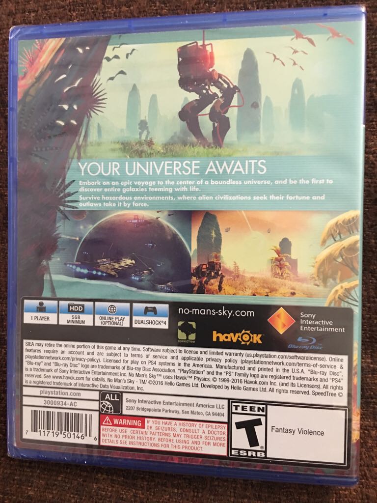 No Mans Sky - Sony PlayStation 4 (PS4) video game collectible - Main Image 2