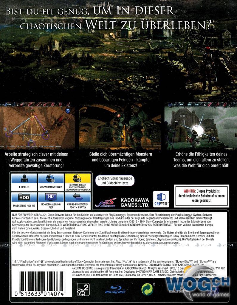 Natural Doctrine - Sony PlayStation 3 (PS3) (NIS America - 1) video game collectible [Barcode 0813633014180] - Main Image 2