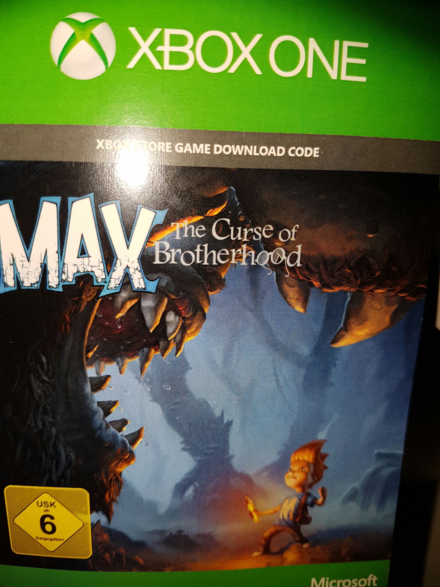 Max The Curse Of Brotherhood - Microsoft Xbox One video game collectible - Main Image 1