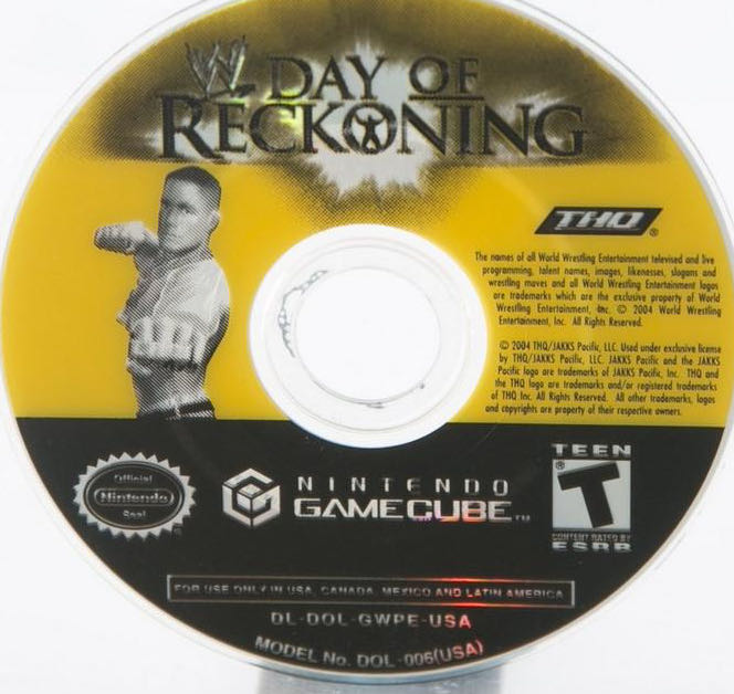 WWE Day of Reckoning - Nintendo GameCube (THQ - 4) video game collectible [Barcode 4005209070683] - Main Image 4