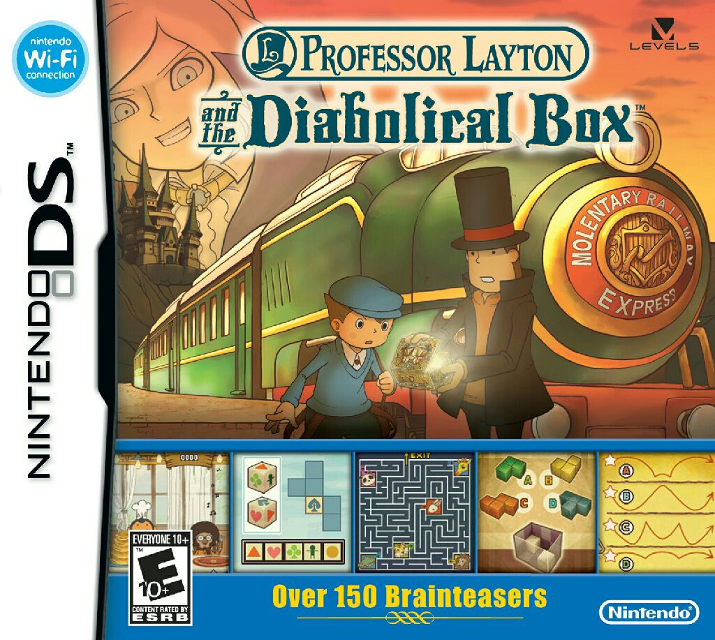 Professor Layton & the Diabolical Box - Nintendo DS video game collectible - Main Image 1
