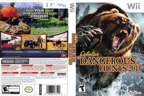 Wii : Cabela’s Dangerous Hunts 2009 - Nintendo Wii (Activision Blizzard - 1 Players) video game collectible [Barcode 047875756878] - Main Image 2