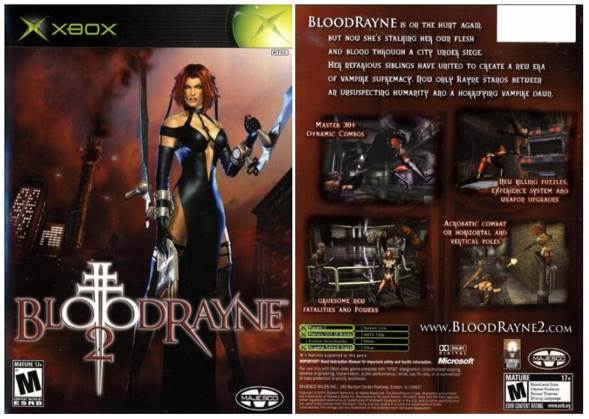 BloodRayne 2 - Microsoft Xbox (Majesco - 1) video game collectible [Barcode 4005209072649] - Main Image 2